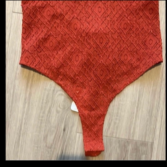 Women’s Free People Copper Lace Thong Bodysuit Size XS - Picture 3 of 11